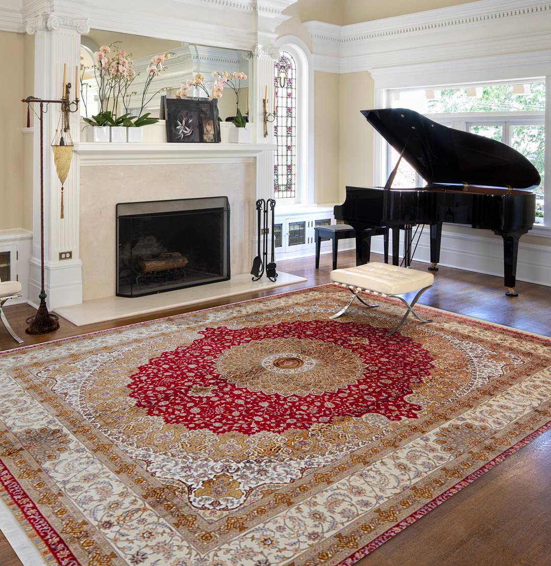 art silk rug